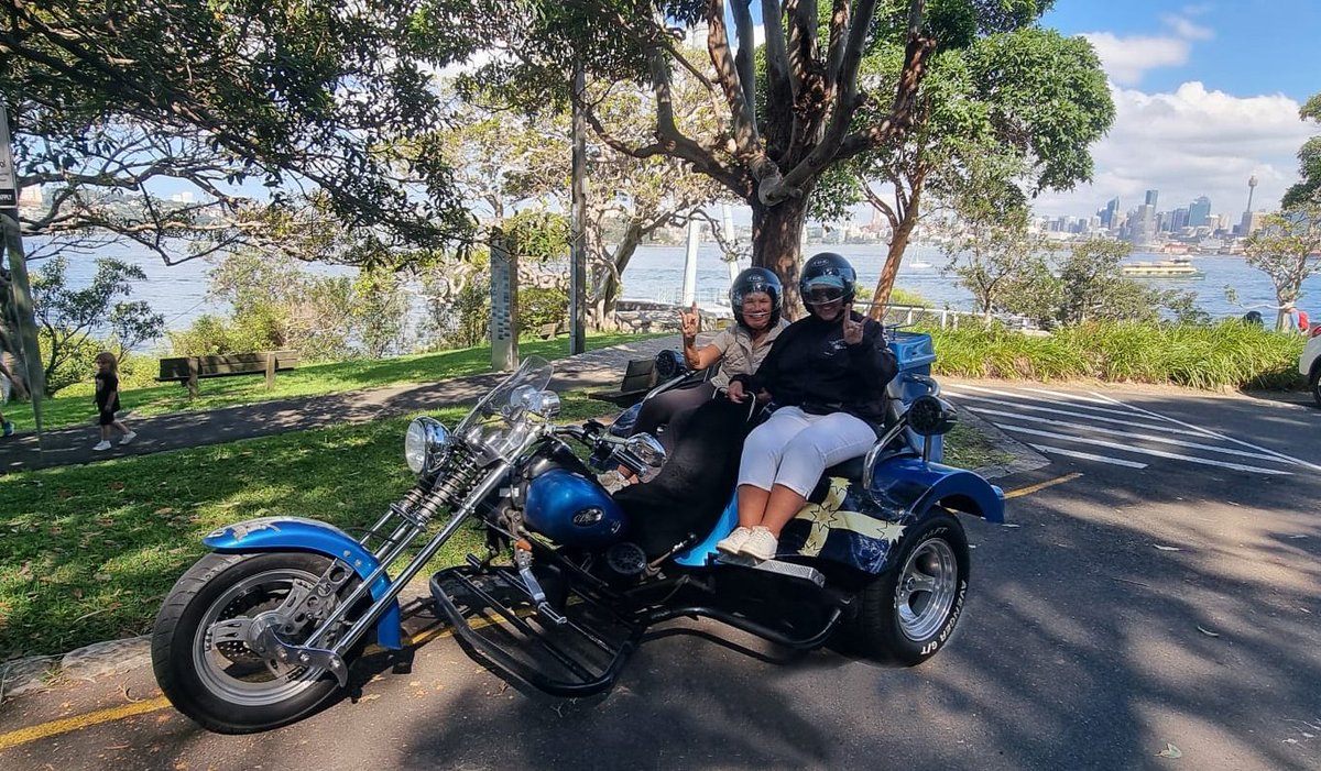 Delene was given a 4 hour Gift Voucher as a thank you. When her friend visited Sydney from the USA, Delene decided it was a good time to do the trike tour. It’s a fun way to see many of the sights in a short time frame.
#trolltours provide #harleyandtriketours. #feelthefreedom