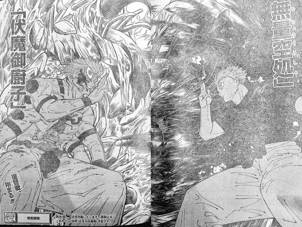 _EnemyStandUser's tweet image. So Sukuna has nerf RCT, nerf CE output,nerf CE pool, ripped heart,99 sec DE and NO World slash with only 2 right arms for the enmaten seal!!

and he faces a FP Yuta/gojo frankenstein with all knowledge from gojo's fight! yeah... call the merger Sukuna you're finished! #JJK261