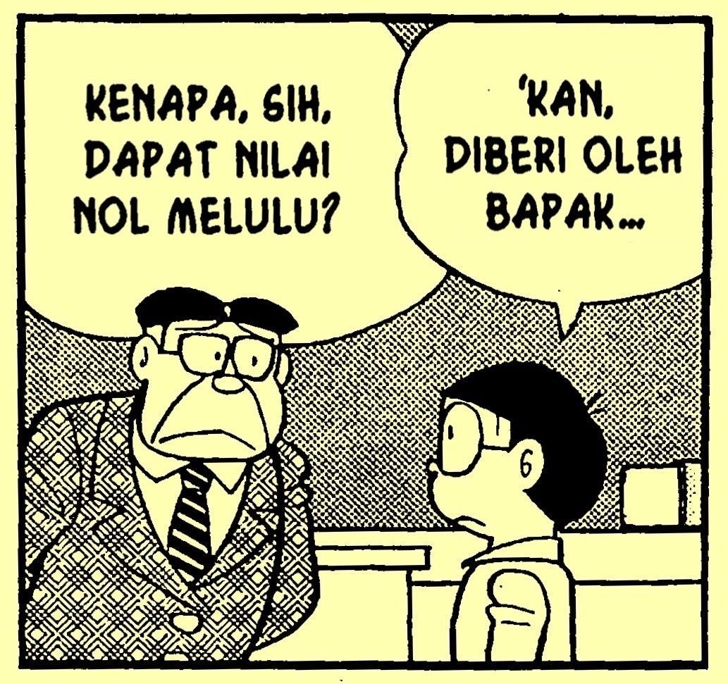 Selalu fokus menyalahkan orang lain dalam permasalahan hidup. 👍🏼

(Vol. 37, 1986/#DoraemonHariIni Mei 2024)