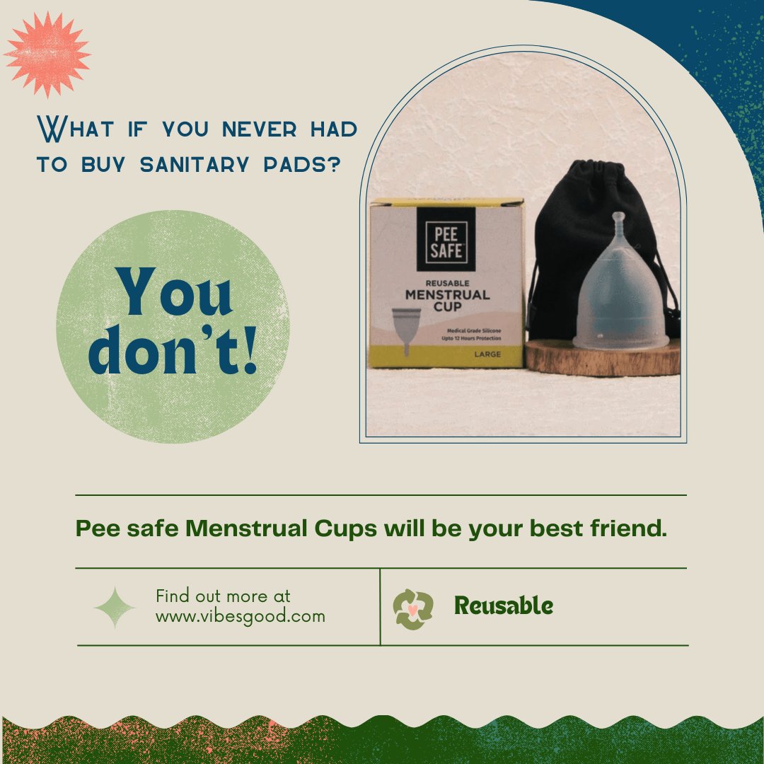 Say goodbye to monthly pad purchases! Pee Safe Menstrual Cups: your new best friend. 🌟💸 Shop Now #FarewellPadExpenses #HelloSavings #menstrualhygiene #boyshop #periods #hygieneday #besafe #vibesgood #ahmedabad #trending #sale #viral #beyou #menstrualcup #howtousecup