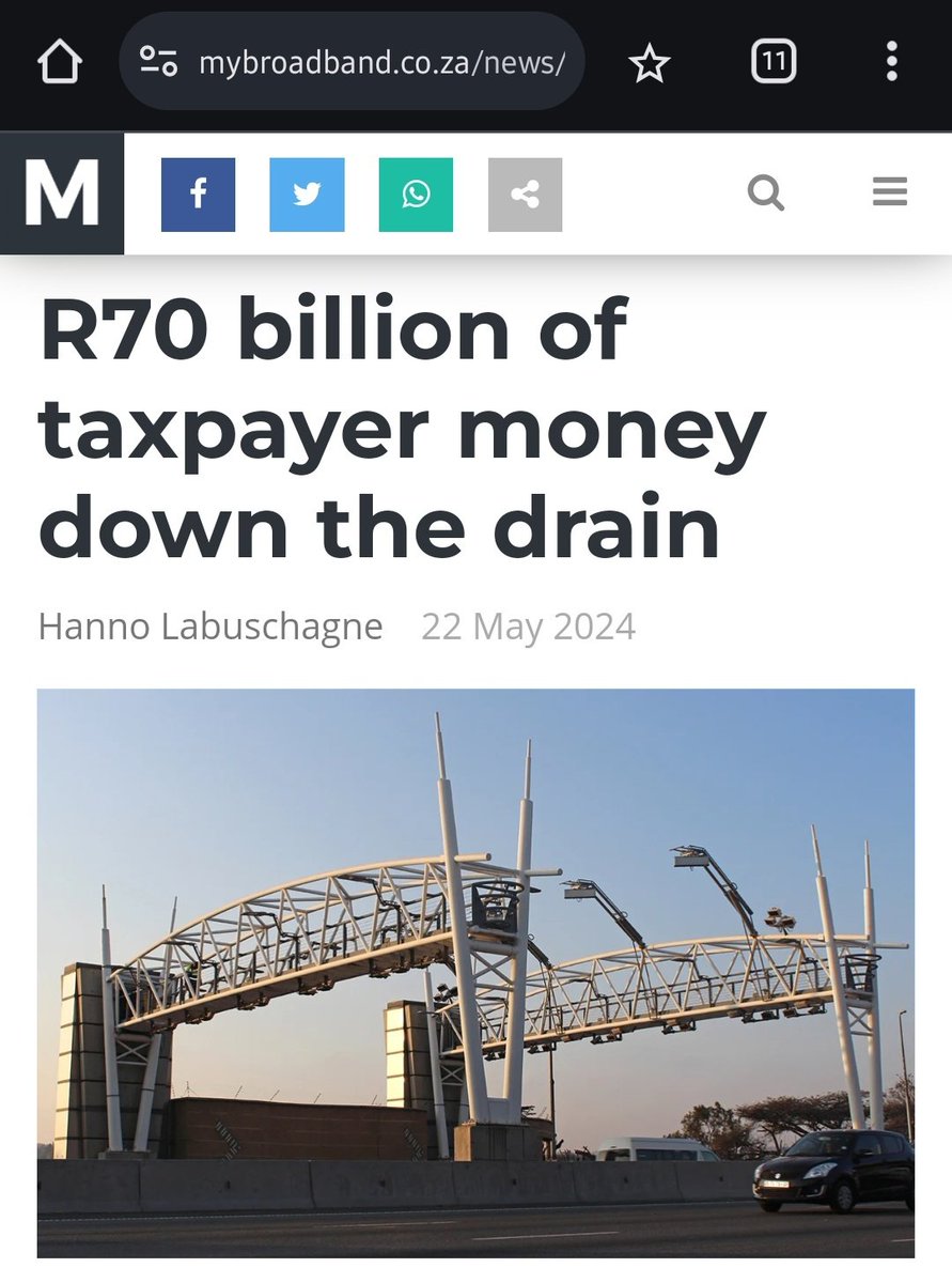 Trying to wrap my head around the monumental disgrace the @MYANC is, with the complete wastage of R70 BILLION of taxpayer money. #VoetsekANC 

mybroadband.co.za/news/motoring/…