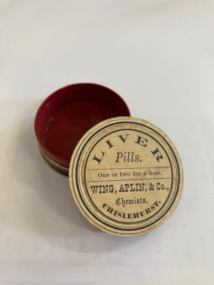 Throwback Thursday This delicate little Edwardian pill box is in our memorabilia.Wing, Aplin & Co were at 1 Royal Parade & described in detail in Edwardian Chislehurst by Arthur Battle.We have a couple of copies of this now out of print book at our office. #chislehurstsociety