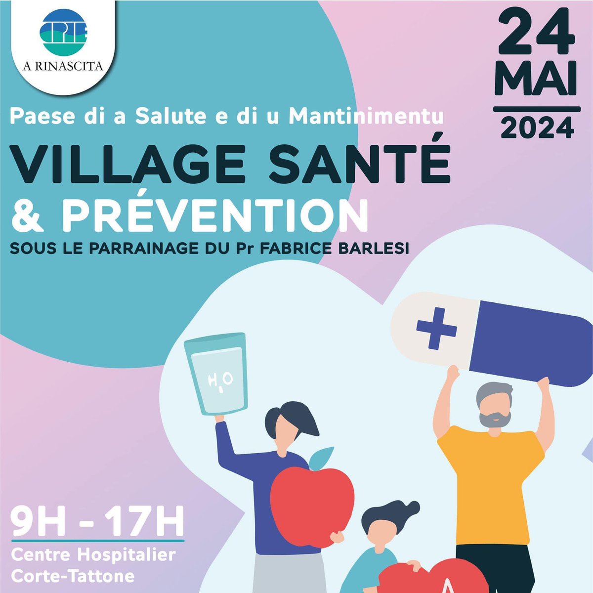 LaetitiaCucchi's tweet photo. Rdv avec l’ @assoINSEME ce 24 mai au Village Santé & prévention organisé par @CPIEARINASCITA pour obtenir les informations utiles à l’organisation d’un déplacement médical sur le continent :
- procédures administratives
- soutiens financiers
- mise à disposition d’hébergements https://t.co/9yWoUO5RM8
