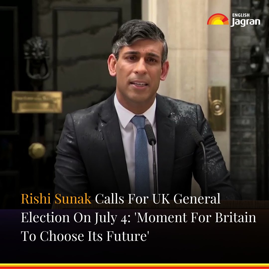 Referring to it as a 'moment for Britain to choose it future', Rishi Sunak said that 'these uncertain times call for a clear plan and bold action to chart a course to a secure future'. Read More: tinyurl.com/2zmbvf4x #RishiSunak #Britain #Future #UK #GeneralElection