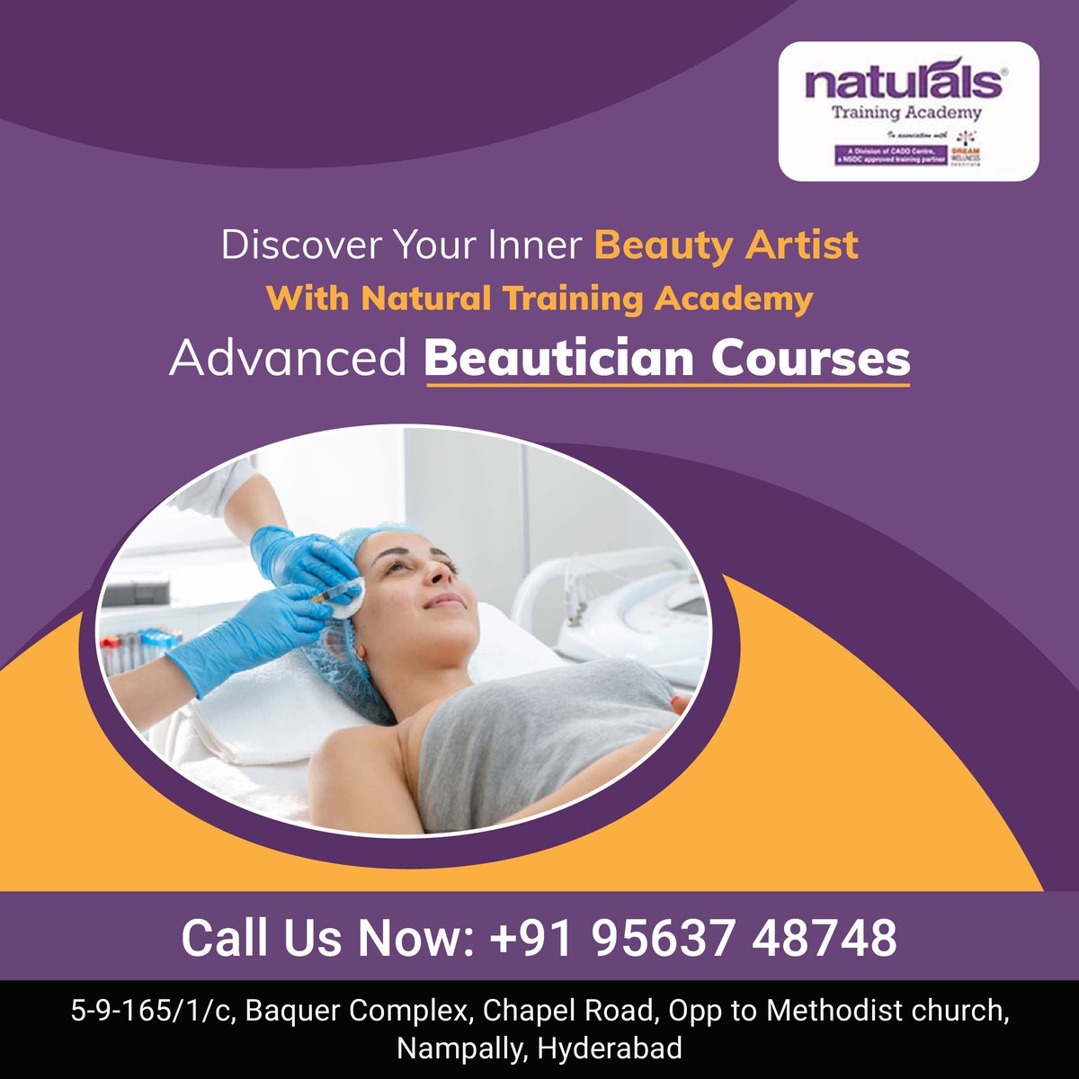 Naturals Training Academy offers comprehensive training in the latest beauty techniques, enabling learners to turn their passion into a lucrative career in the beauty industry. Contact Us: 95637 48748 visit : naturalsacademy.com #beautyartist #nta #nampally #hyderabad