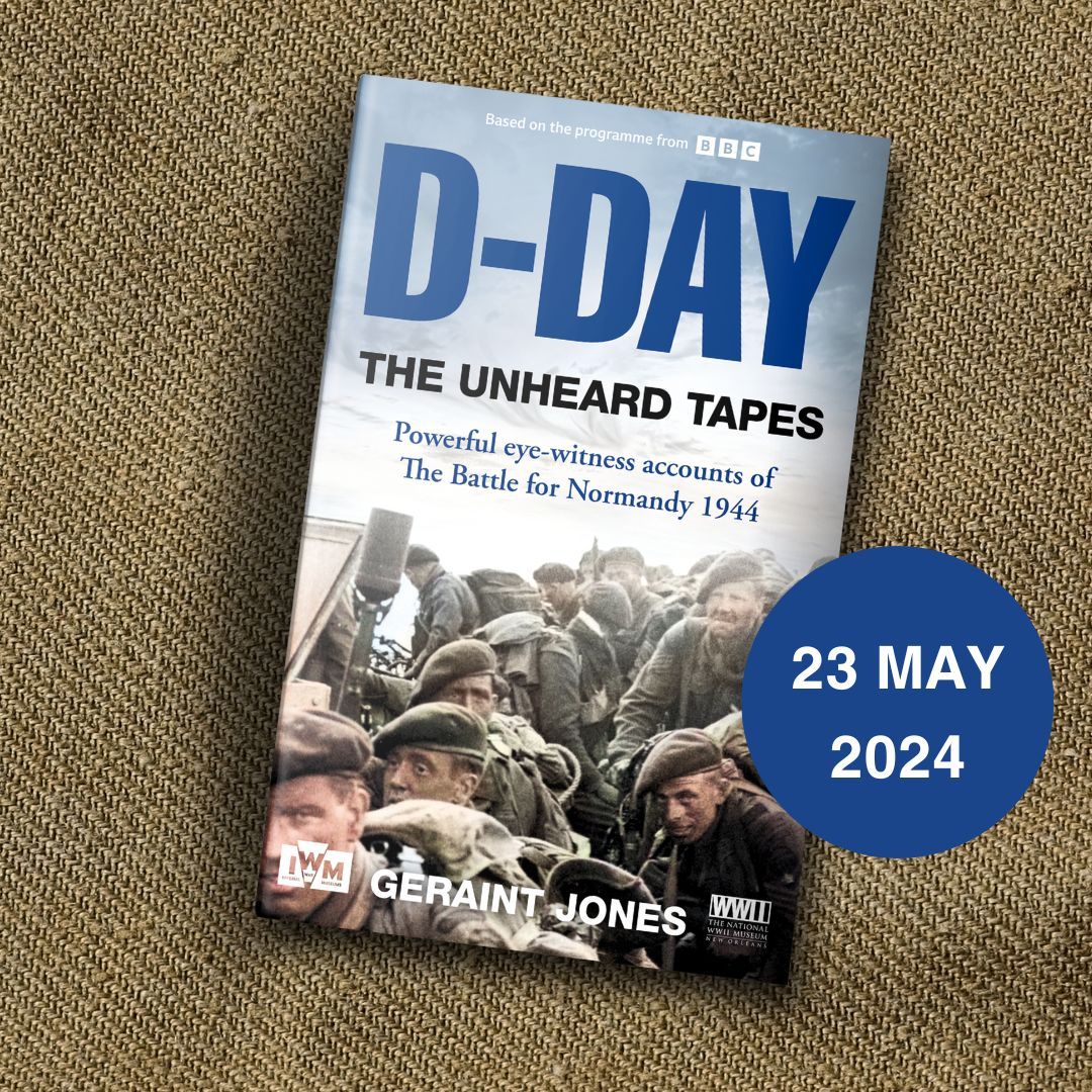 D-Day: The Unheard Tapes by @grjbooks is published today in hardback, ebook and audiobook Marking 80 years since the Battle for Normandy in 1944, this book ties in with the new landmark series from @BBC Read more and order your copy here 👉 buff.ly/4bpcOZd