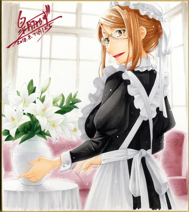 #メイドさん強化月間 #これを見た人はメイドをTLに放流しよう #無言で眼鏡娘をあげる見た人もやる 