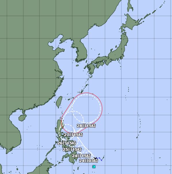 【台風1号発生の可能性！】

日本の南の海上にある熱帯低気圧が今後台風1号になる可能性があります。
台風からの暖湿な空気によって梅雨前線の活動が活発になる恐れもあります。
今後の台風の情報に注意してください。

#台風1号 #台風発生 #頭痛ーる