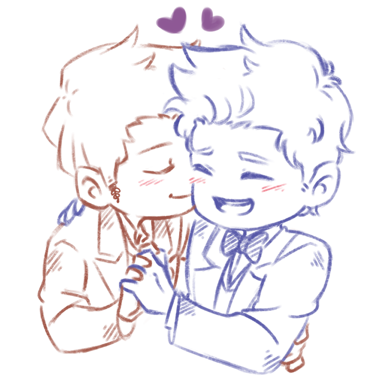 deddav_'s tweet photo. @Manutennant I've read them and it's really cute!! Thank you for your work, here's a little drawing for you 😭💜 https://t.co/Ew6nGLX4v2