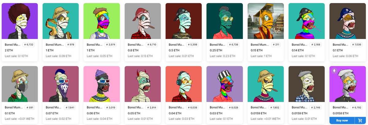 BoredMummyWU's tweet photo. Bring your mummies home! 🏠💀 Dive into the world of Bored Mummy Waking Up and own a piece of this legendary NFT collection. Each mummy is unique and ready to join your digital family. Don't miss out on these treasures—grab yours now! #BMWU #NFTCollection

https://t.co/PkuBD7k5LN https://t.co/KIO1fNtLuH