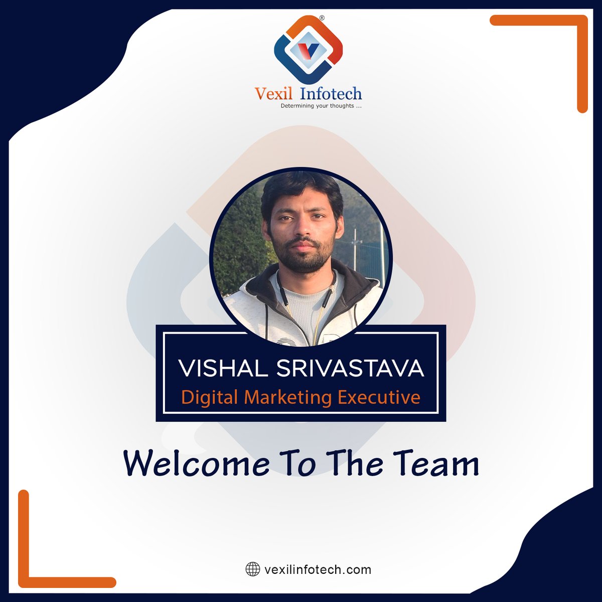 Thrilled to introduce Mr. Vishal as the newest member of our talented team!

We're excited to have you on board. Cheers to growth and new beginnings.

#WelcomeToTheTeam #NewBeginnings #NewJoining #newemployee #welcome #teamvexil #vexilinfotech