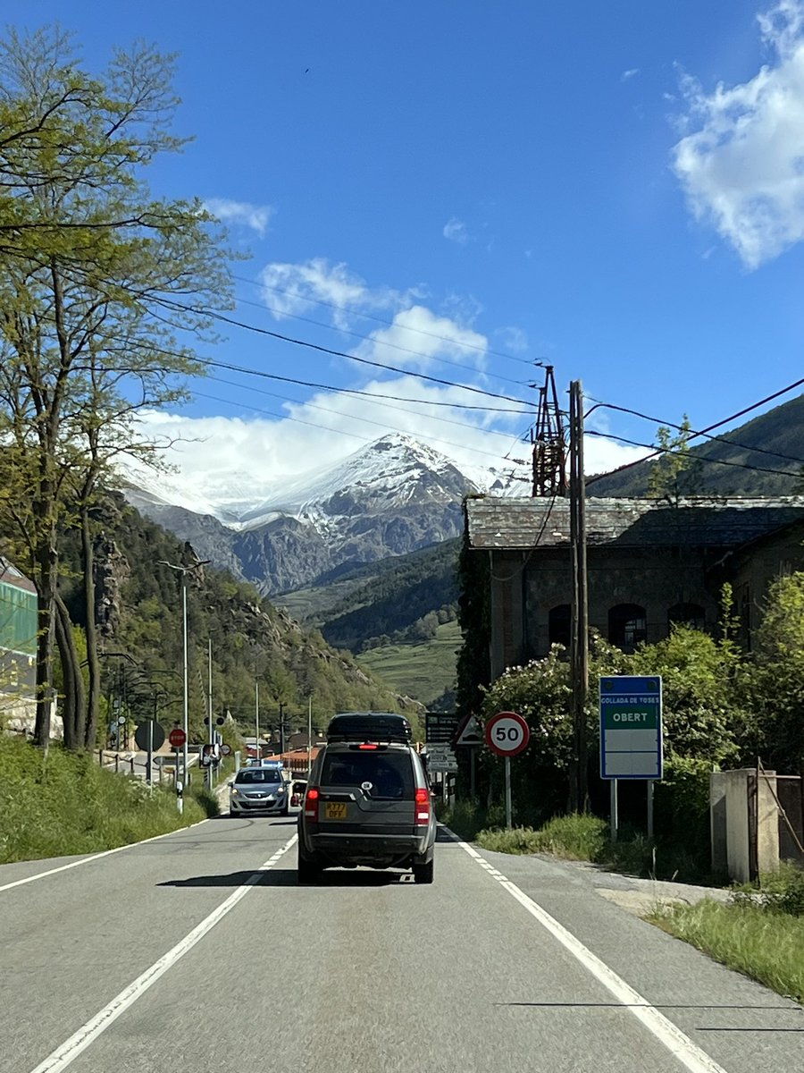 Beautiful landscape of the Pyrenees Mountains