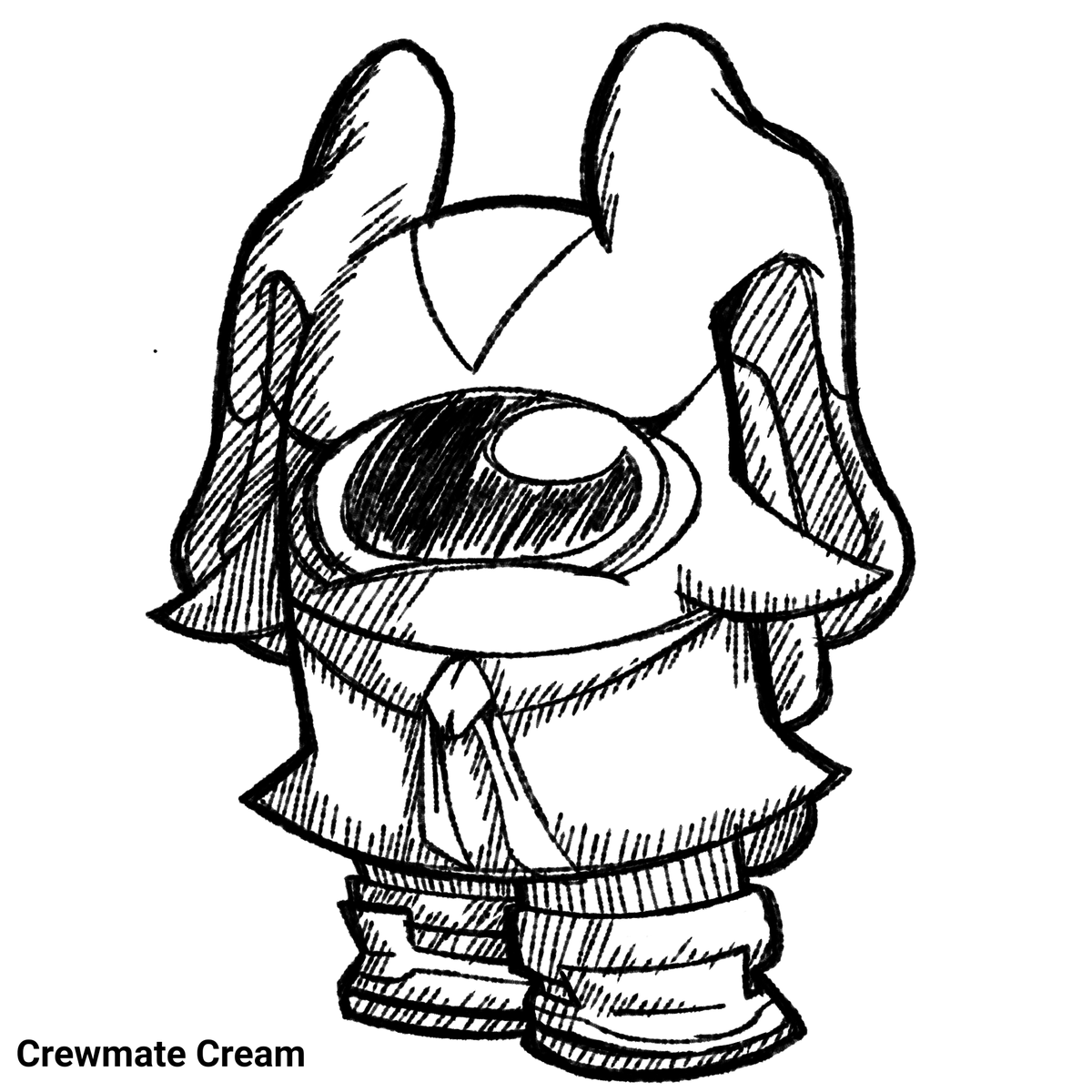 broken_ties_fnf's tweet photo. Aqui les dejo una Crewmate Cream que dibuje (parte de los personajes que apareceran en el mod) ✨

#AmongUs #creamtherabbit #sketch https://t.co/MNjtCsr0hs