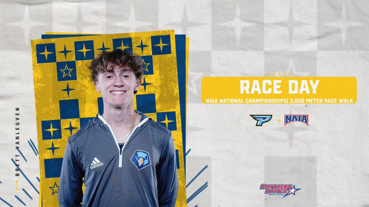 🏃‍♂️| Brett VanLeuven makes history today as the first Male Track and Field Runner in School History to compete at Nationals as Brett will compete in 5000 Meter Race Walk!