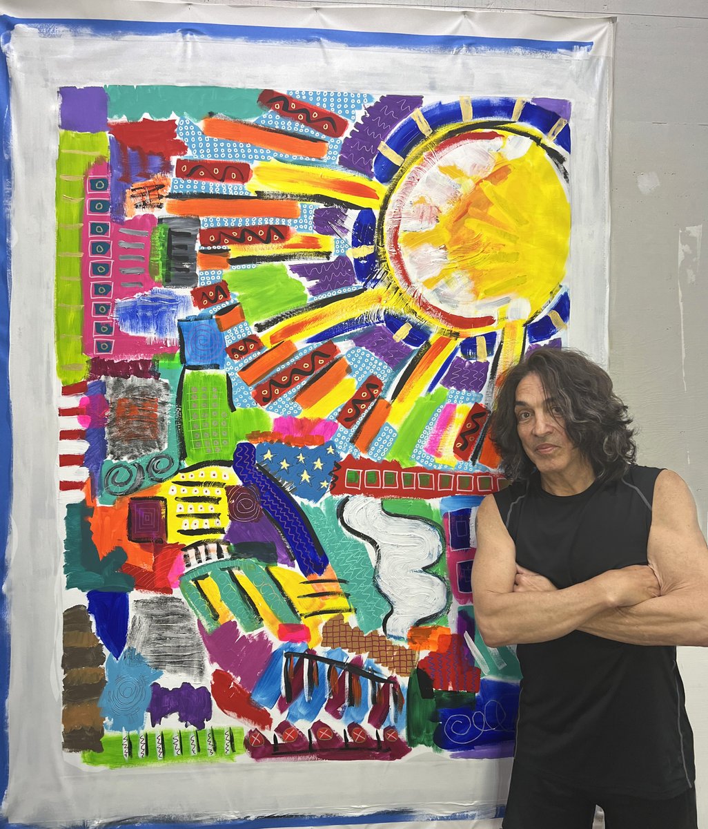 PaulStanleyLive's tweet photo. ALWAYS do what you love. To know that my paintings are in homes around the world is an unexpected reward in my life. When you follow your passions without expectations, everything you receive is a gift. https://t.co/ssxchAc7dx