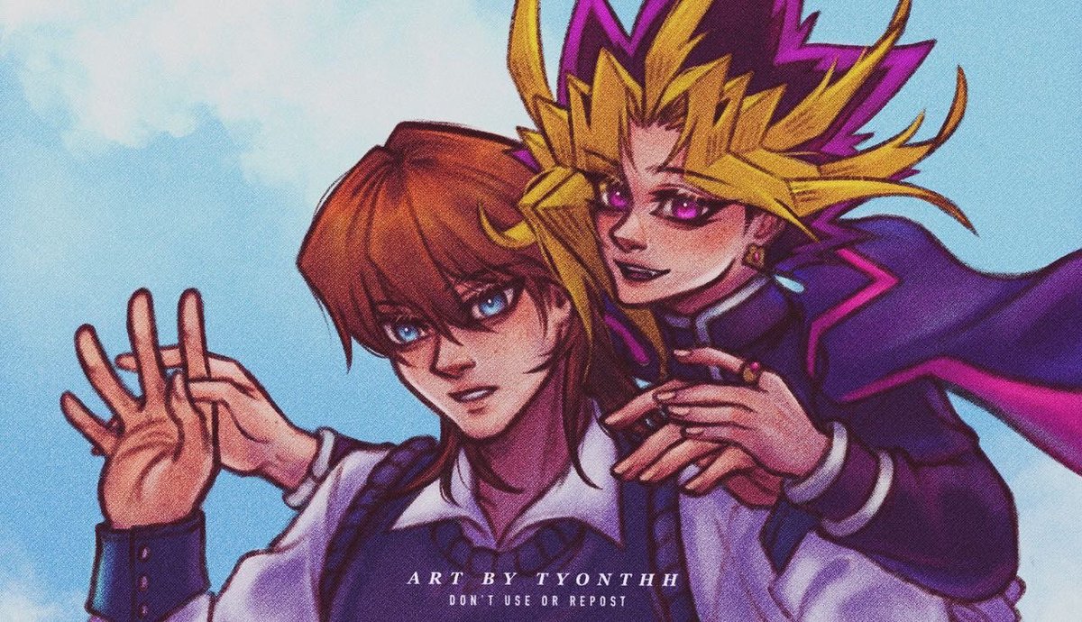 tyonthh's tweet photo. This legendary HMC’s scene but make it prideshipping ⭐️🍄 #yugioh #yamiyugi #setokaiba #prideshipping https://t.co/tHvU1WPpjF