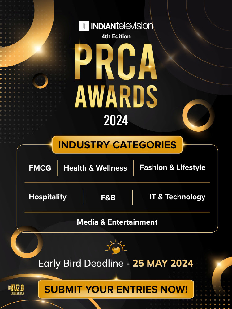 Explore the Industry Categories of the PR & Communication Aces Awards 2024! 

| Submit Your Entries Now | Early Bird Deadline - 25th May 2024 | 

Enter Now: events.indiantelevision.com/prca-2024/

For More Info: event.indiantelevision.com/events/prandco…

#PRCA2024 #PRandCommunicationAcesAwards2024