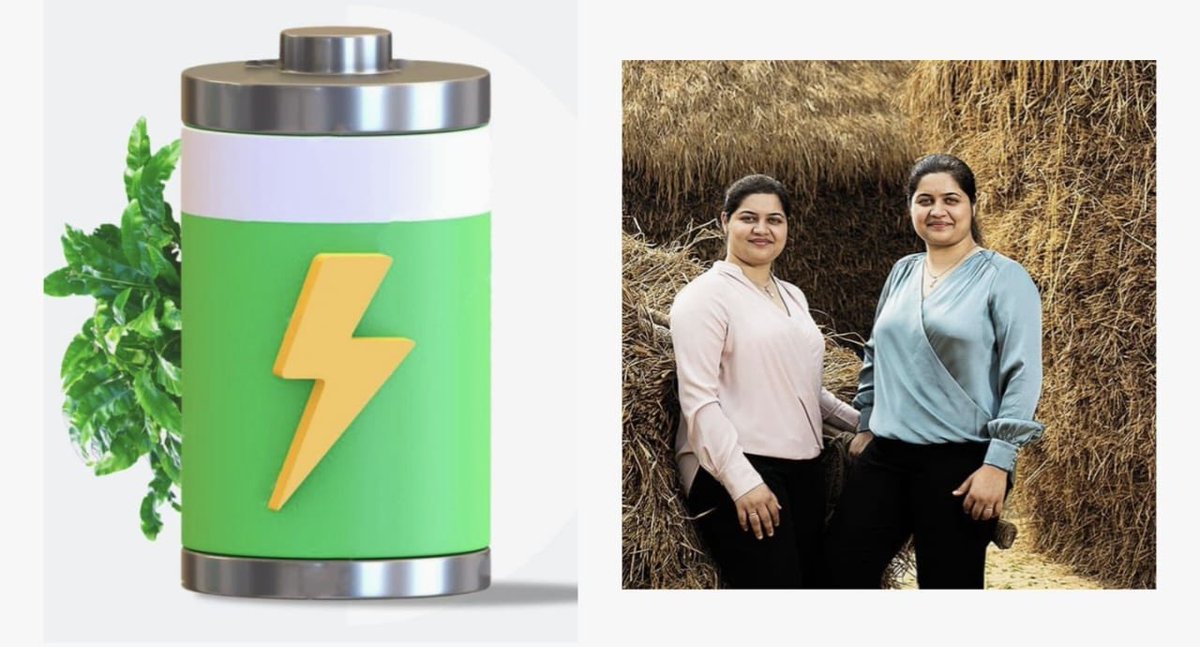 I find it incredibly inspiring how #StartupsOfBharat are paving the way to a greener future! @_BeingNexus_ is one such entity doing exemplary work, creating biodegradable batteries from crop residue. By using agricultural waste in greener batteries, they tackle e-waste, reduce