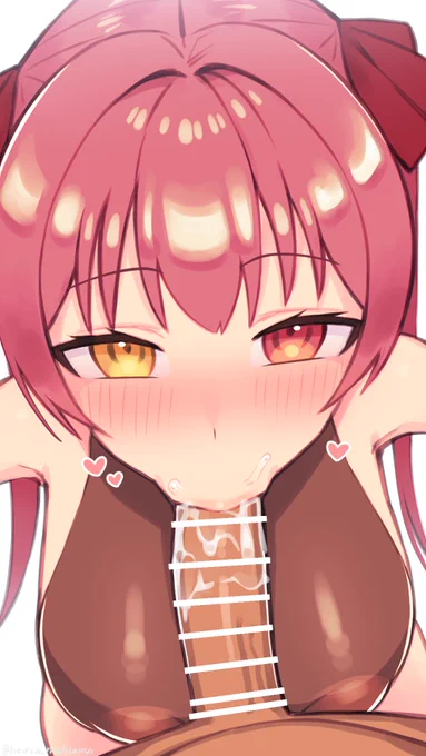 前に見たポストのmrnsncuのフェラチオが好きすぎて我慢できずに描いてしまった… 
