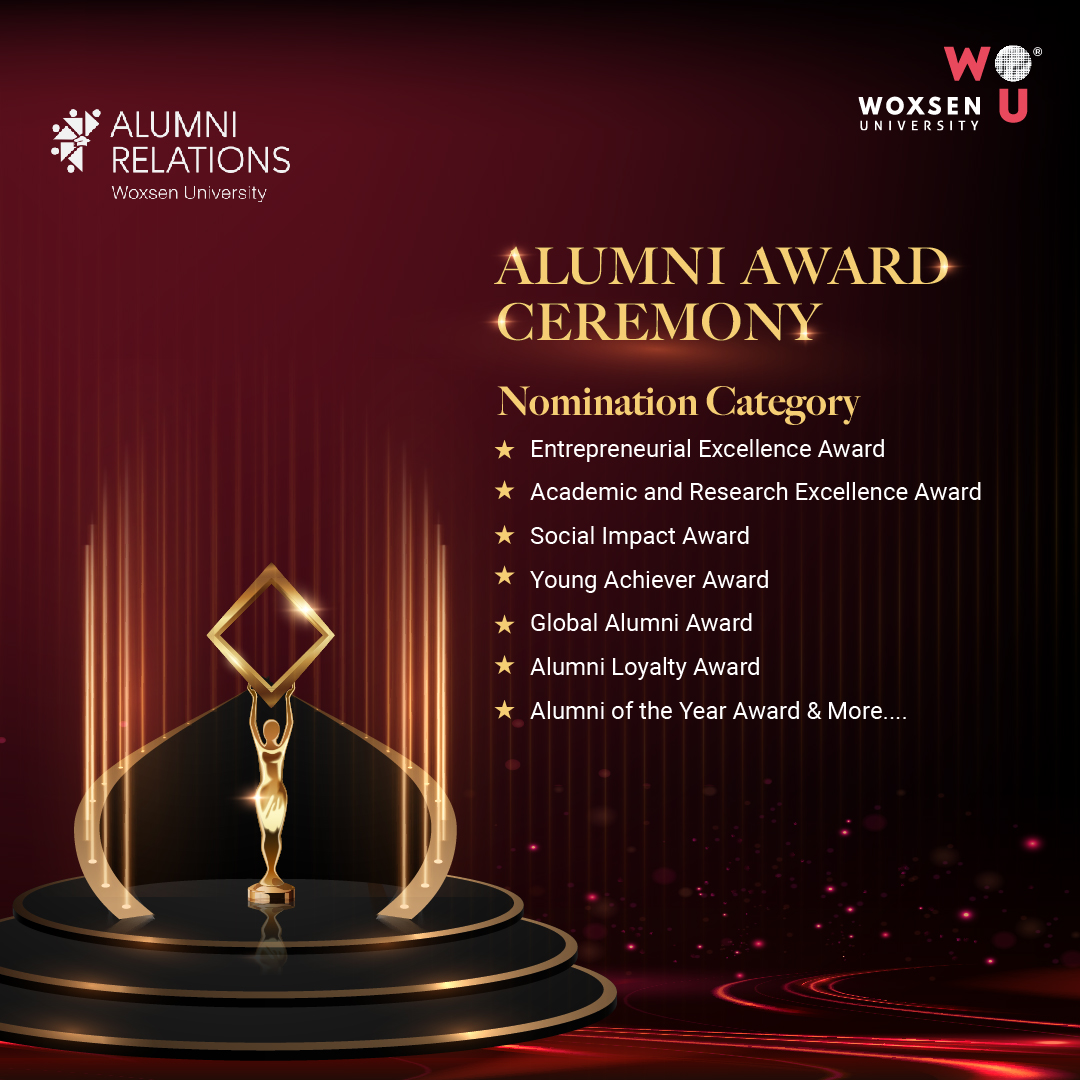 We are honored to host our annual Alumni Award Ceremony, a celebration that shines a spotlight on the remarkable achievements of our distinguished graduates!

Nominate Here : bit.ly/4c7pp3t

#WoxsenUniversity #AlumniAwards #Achievement #Success #Alumni #Hyderabad