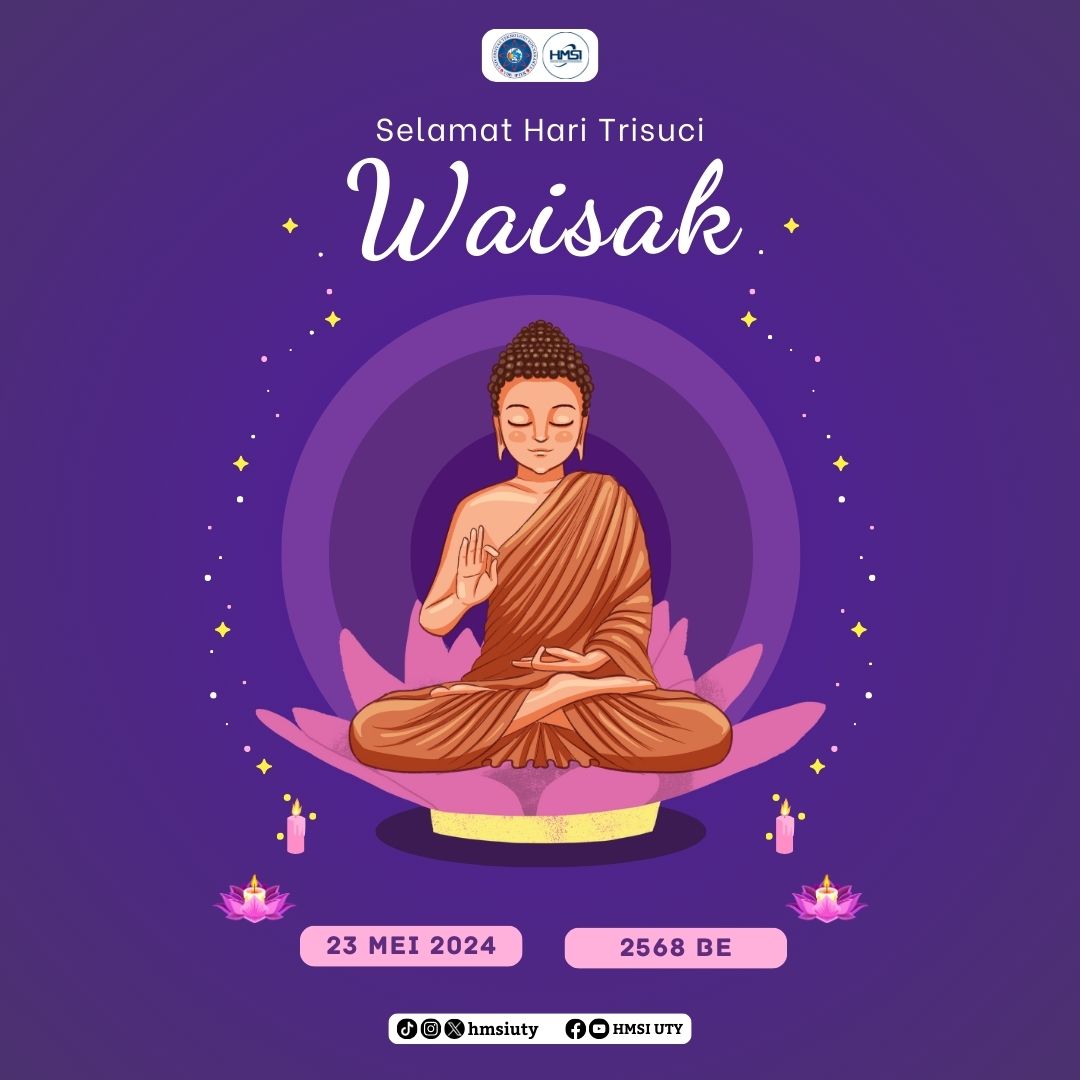 hmsiuty's tweet photo. "Selamat Hari Waisak" https://t.co/4PKpIVKSxk