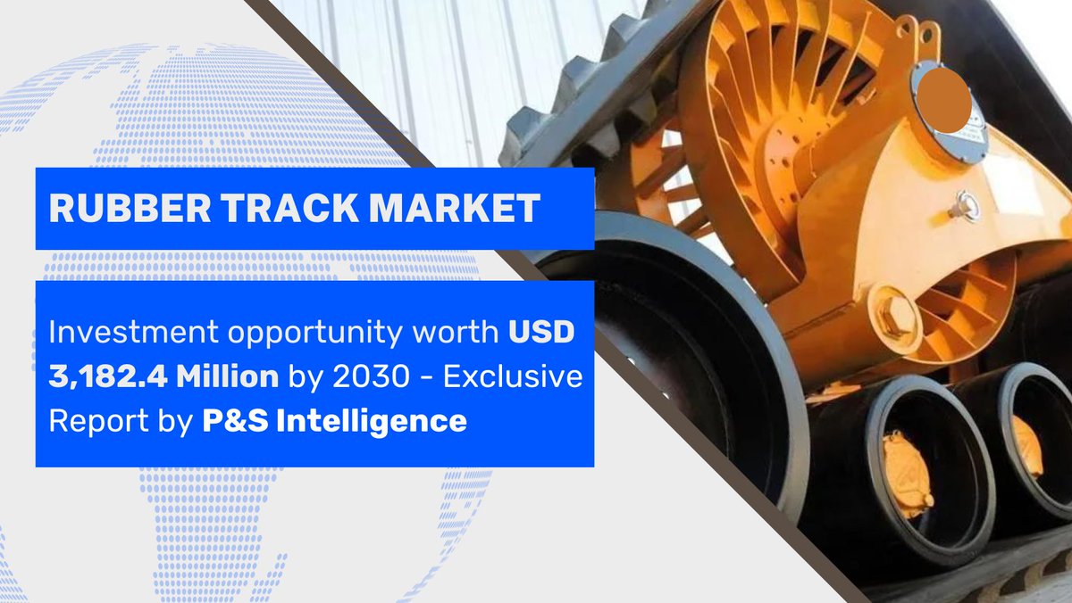 pnsintelligence's tweet photo. P&S Intelligence latest report highlights robust growth in the rubber track market, driven by rising demand in construction, agriculture, and defense sectors.
Explore the full analysis: https://t.co/633k5RSKiU
#RubberTrack #MarketGrowth #Construction #Agriculture #Innovation https://t.co/3UhHD8CXp5