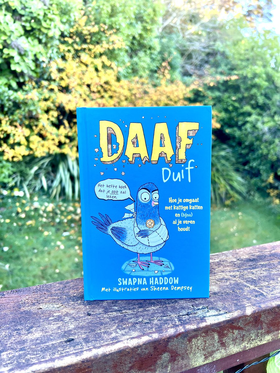 It’s the gorgeous Dutch edition of Dave Pigeon from @FontaineBoeken 💙