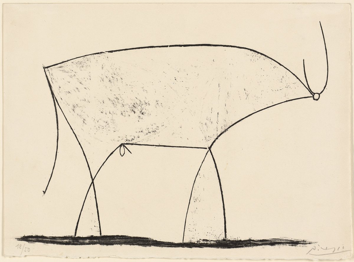 The Bull, 1946 linktr.ee/picasso_artbot