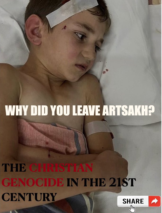 En Artsakh, 120 000 chrétiens ont été victimes d’une purification ethnique. Après neuf mois de blocus, leur pays est soumis à des bombardements incessants, faisant de nombreux morts. Suite à cette agression, l’Azerbaïdjan a expulsé de force ces chrétiens de leur patrie