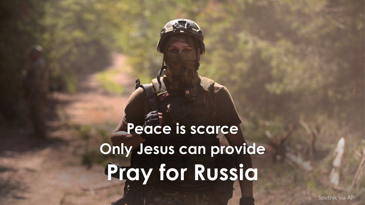 prayforeurasia's tweet photo. Sharing this post from @Prayercast; "In their deep war-torn weariness, Russiaโs 143 million people need Jesus to be their ultimate place of rest and their source of True peace."
#prayforeurasia #unreached #missionstrip #greatcommision #missions https://t.co/efVaUmViQ0