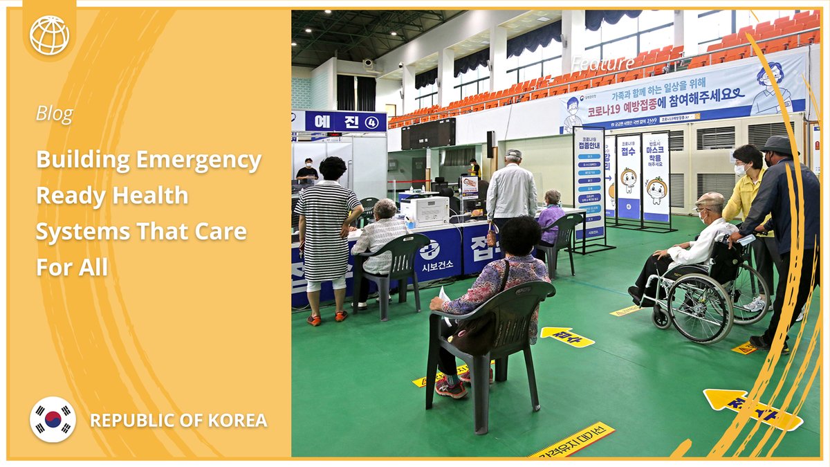 During COVID-19, #SouthKorea’s health services were some of the least disrupted in the world. As countries look to a pandemic-prepared future, our blog shares 3 valuable lessons we can take away from their experience. #HealthForAll #UniversalHealthCoverage wrld.bg/mFch50RRChG
