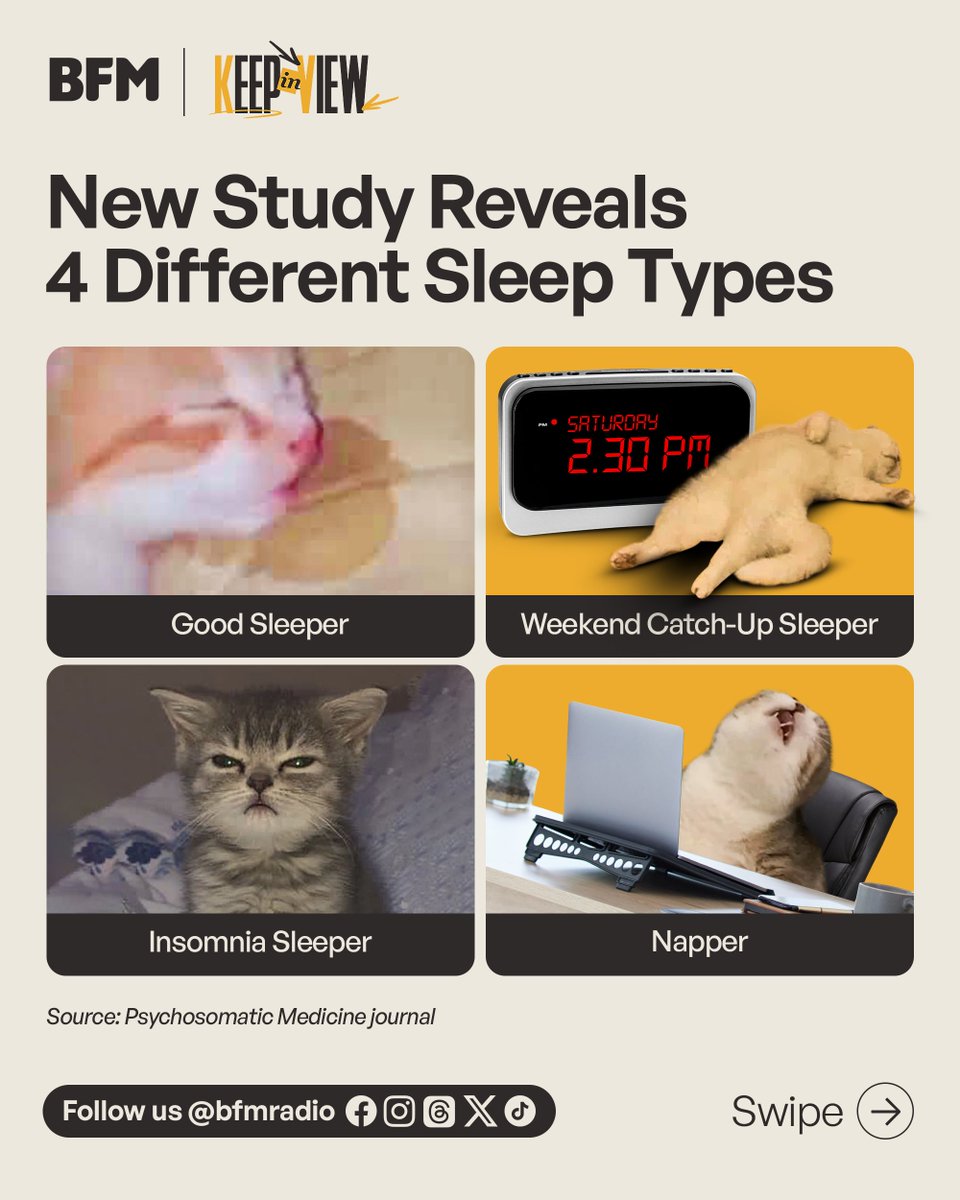 A study that could help people determine their sleep type and what it means for their overall health was published recently in the Psychosomatic Medicine journal.

The study involved 3,683 middle-aged adults from the United States, who reported their chronic health conditions and