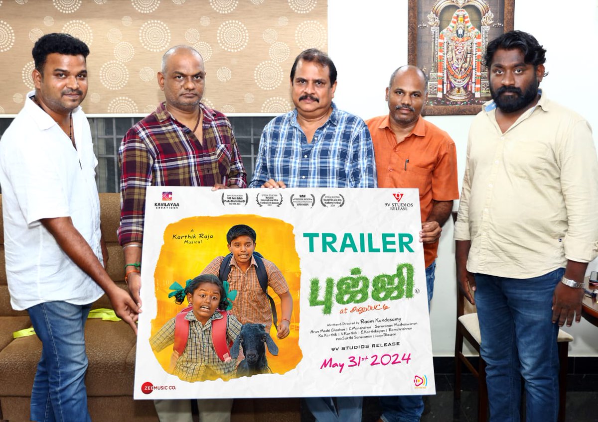 When Purest Souls travel to save their loved ones! Will they save their Bujji? Here's #BujjiAtAnupatti Trailer youtube.com/watch?v=NAilbY… Releasing on May 31 TN - 9V Studios Release A @raamkchandran Directorial @9vstudiosreleas @asramesh16 @anjalaimurugan7 @PROSakthiSaran