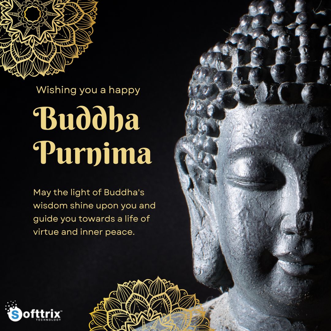 May the teachings of Buddha bring enlightenment and peace to your life. Wishing you a happy and blessed Buddha Purnima!🪷✨

 #BuddhaPurnima #FullMoon #GautamBuddha  #PositiveVibes #InnerPeace #Buddhist #Enlightenment #BuddhaQuotes #Softtrix