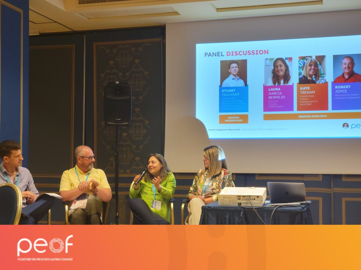 Yesterday, Laura Garcia Bermejo (National Director of EATRIS Spain) & David Velasco Gail (National Coordinator EATRIS Spain) joined #PEOF2024 to co-create guidelines for funders incentivising #PatientEngagement in research. 👉 More about #EATRIS_ES here: eatris.eu/countries/spai…