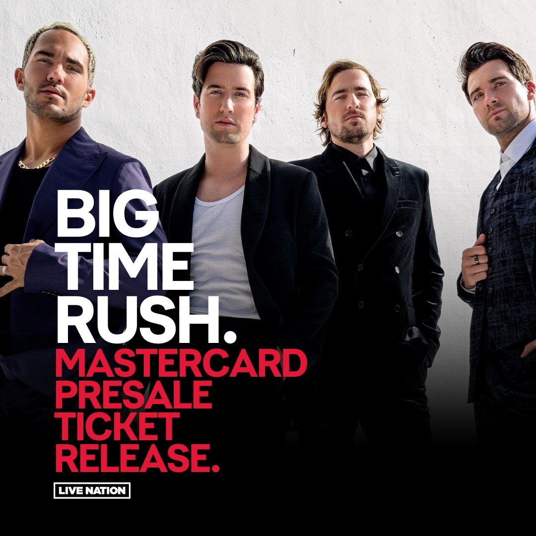 More tickets released for @bigtimerush's Mastercard Presale. Snap them up while you can! Tickets @ lvntn.com/BTR24