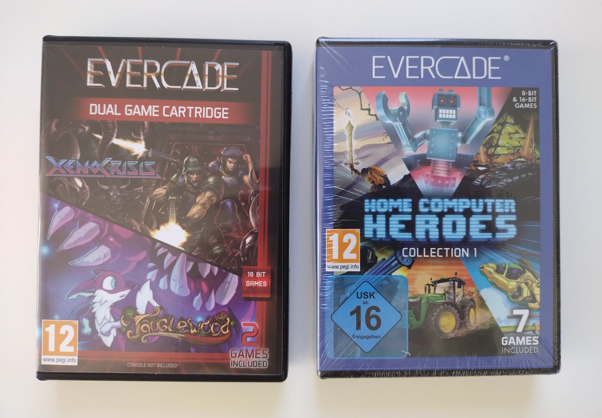 Tuli ostettua pari Evercadepeliä ihan vain koska halvalla sain. 😅
#Evercade #Amazon #Pelit