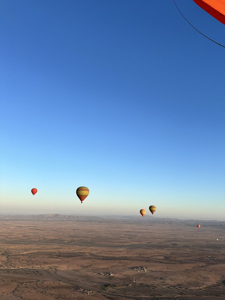 This time last week I was doing a hot air balloon ride in Morocco. Today I’m driving to Middlesbrough.