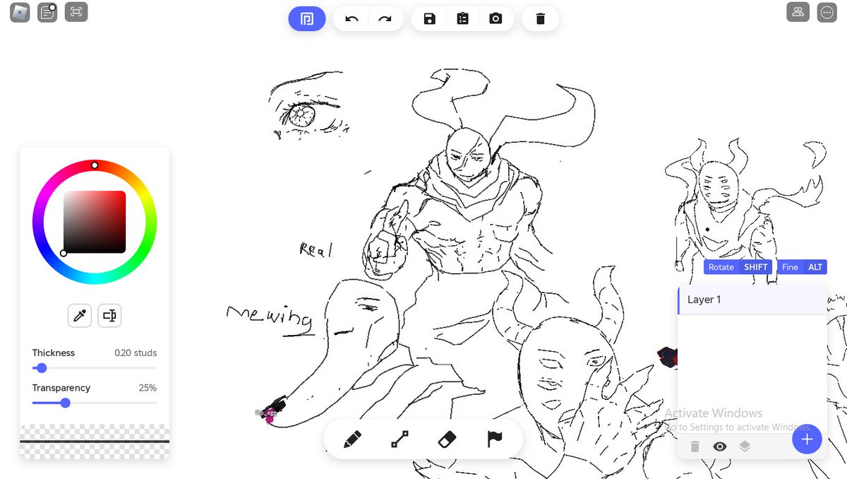 despecte4's tweet image. Peak mouse drawings 
#roblox #freedraw #eggverse #toji