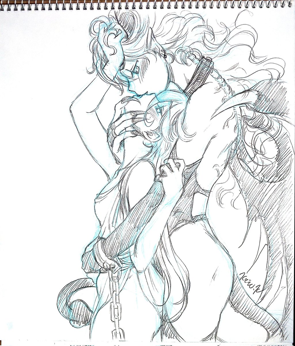 スレミオ「#キスの日今日はキスの日ですって!!!今まで描いたお気に入りのキスシーン(SDカ」|かねさだけいし/兼処敬士のイラスト