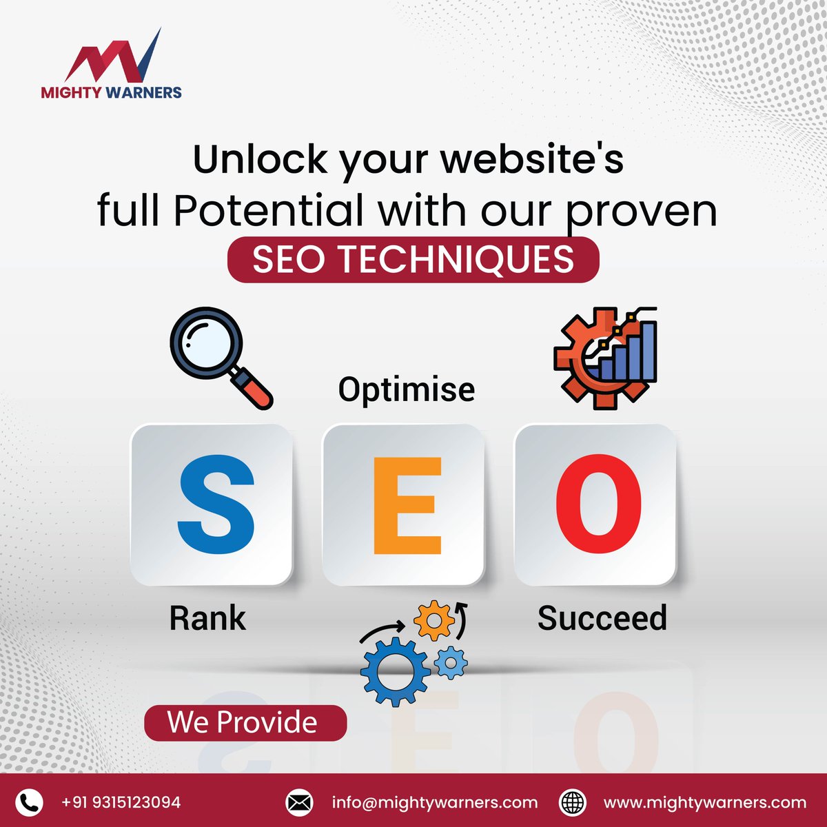 WarnersMighty's tweet photo. Are you ready to take your website to the next level?  Unlock its full potential with our proven #SEO techniques! Optimise, rank, and succeed with our expert team by your side.
#mightywarner #branding #rank #traffic #organicgrowth #socialmedia #digitalmarketing #business #design https://t.co/LD6VbR2uCL