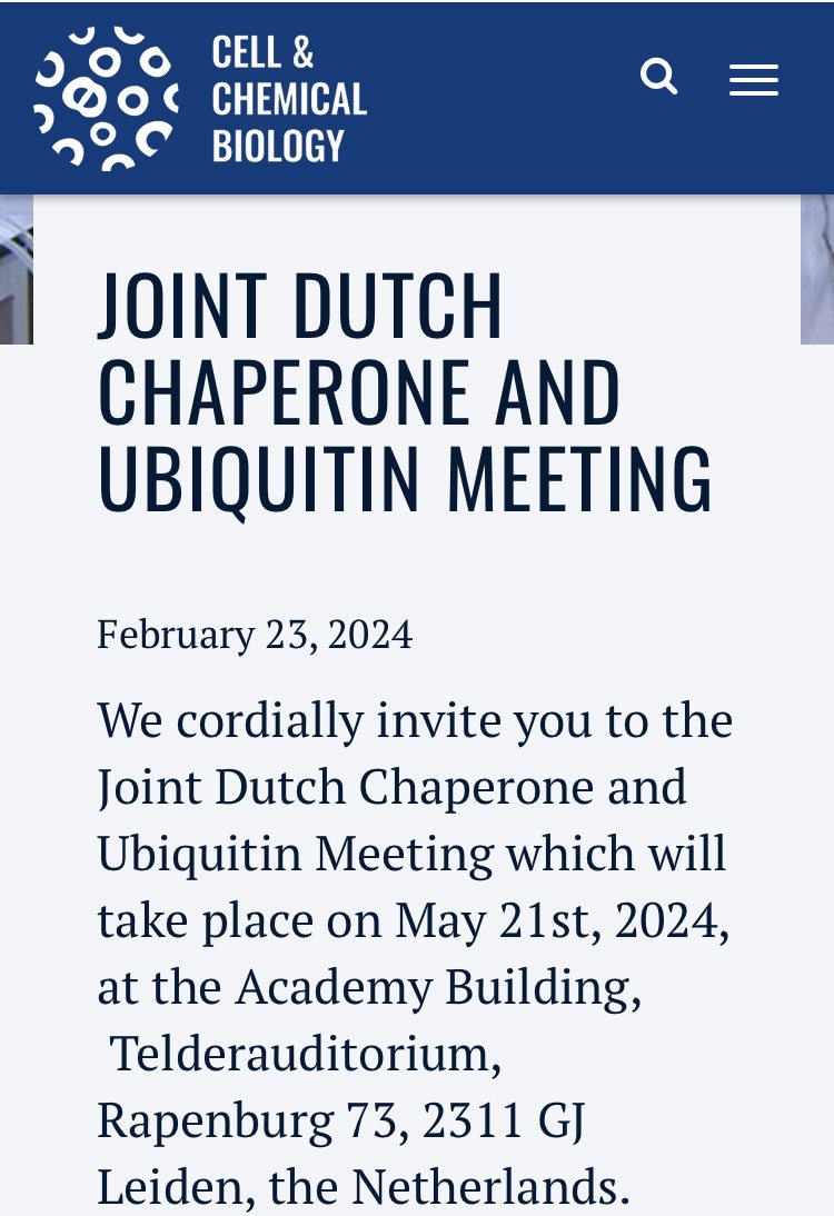 Enjoyed presenting at the Joint Dutch Caperone and Ubiquitin Meeting. Impressive science. Going there in style the Dutch way on the bike in beautiful Leiden with Alfred Vertegaal. ccb.lumc.nl/about-the-vert…