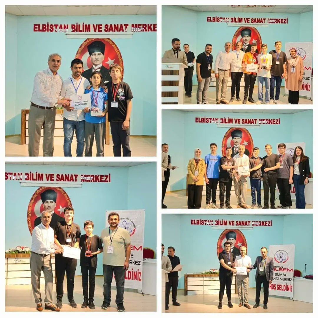 Elbistanbilsem's tweet photo. Elbistan Robot yarışması ödül törenimizi gerçekleştirdik katılım sağlayan tüm okullarımıza teşekkür ederiz.  @tcmeb @BilsemMeb @kmarasilmem @elbistanmem @fatihelb46 https://t.co/VAkkVJfwuT