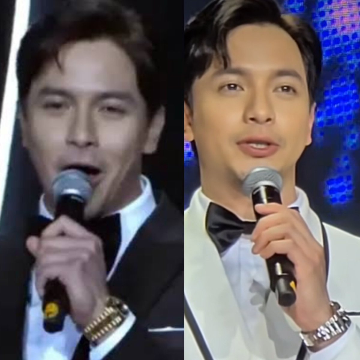 At the #MUPH2024 coronation night, the female hostess underwent several costume changes. Meanwhile, @aldenrichards02 not only changed his tuxedo but also switched his timepiece. From #Rolex to #PatekPhilippe!