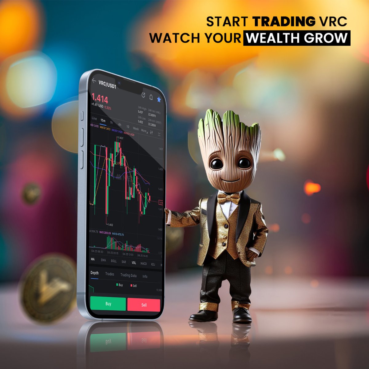 Start trading VRC today! Every cent of profit boosts your earnings.

#VRC #BTC #USDT #Bitcoin #cryptomarket #Blockchain #Staking #trading  #VRCCoin #EthereumETF #VanEck #SEC #WisdomTree #SOLETF
