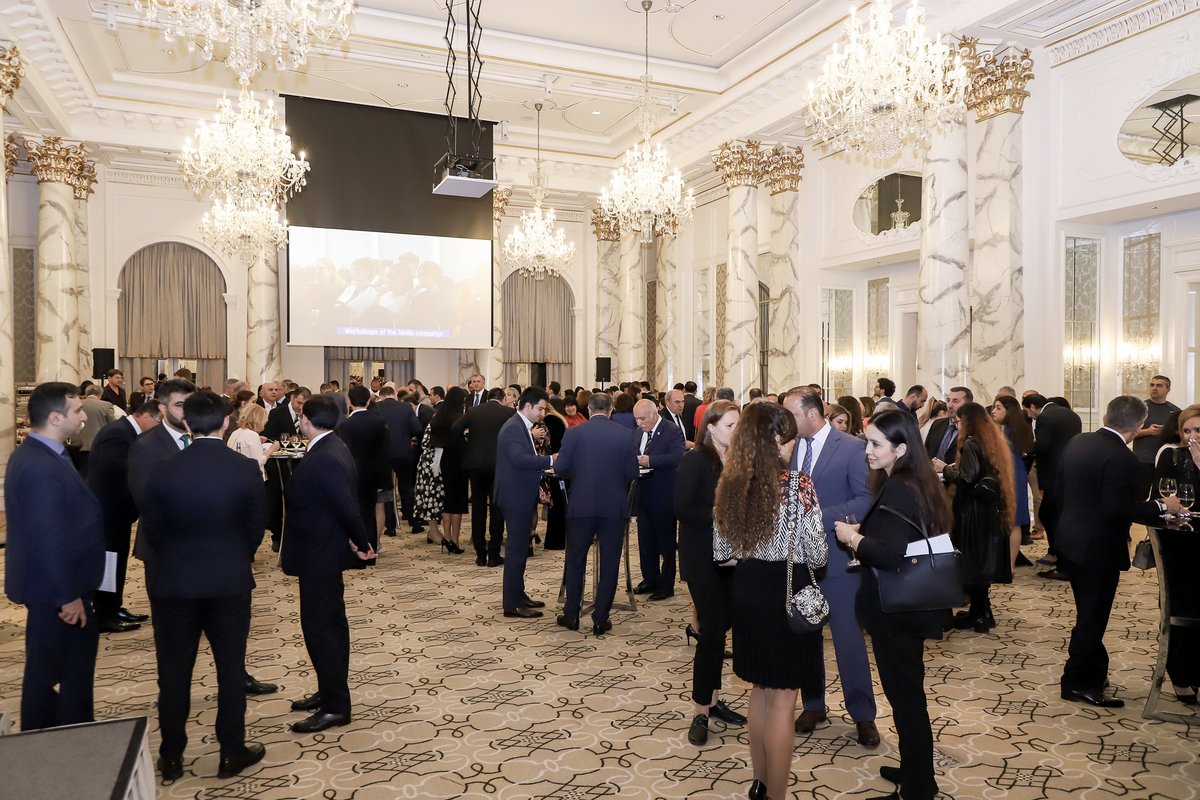 commwithuseu's tweet photo. We were proud to support the #EU Delegation to #Azerbaijan in organising a fantastic #EuropeDay celebration on May 15th!

Once again, we were happy to have played a part in this successful event that showcased the positive collaboration between the EU and Azerbaijan!
#TeamEurope https://t.co/EO4k0zNKqj