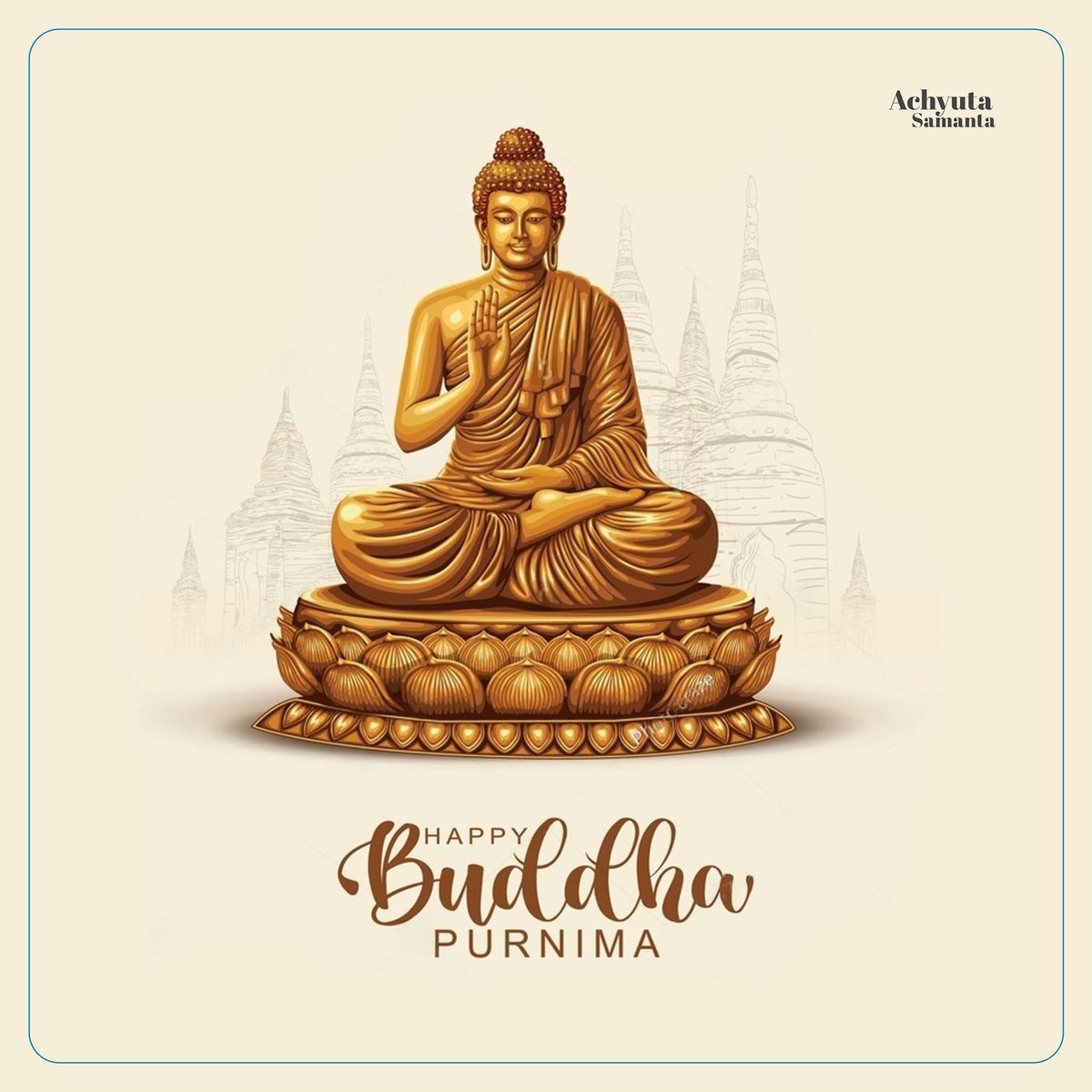 On this auspicious day of Buddha Purnima, may the teachings of Lord Buddha guide us towards peace, compassion, and wisdom. Let us embrace his path of kindness and enlightenment, and strive to make the world a better place. Wishing everyone a blessed and peaceful Buddha Purnima!