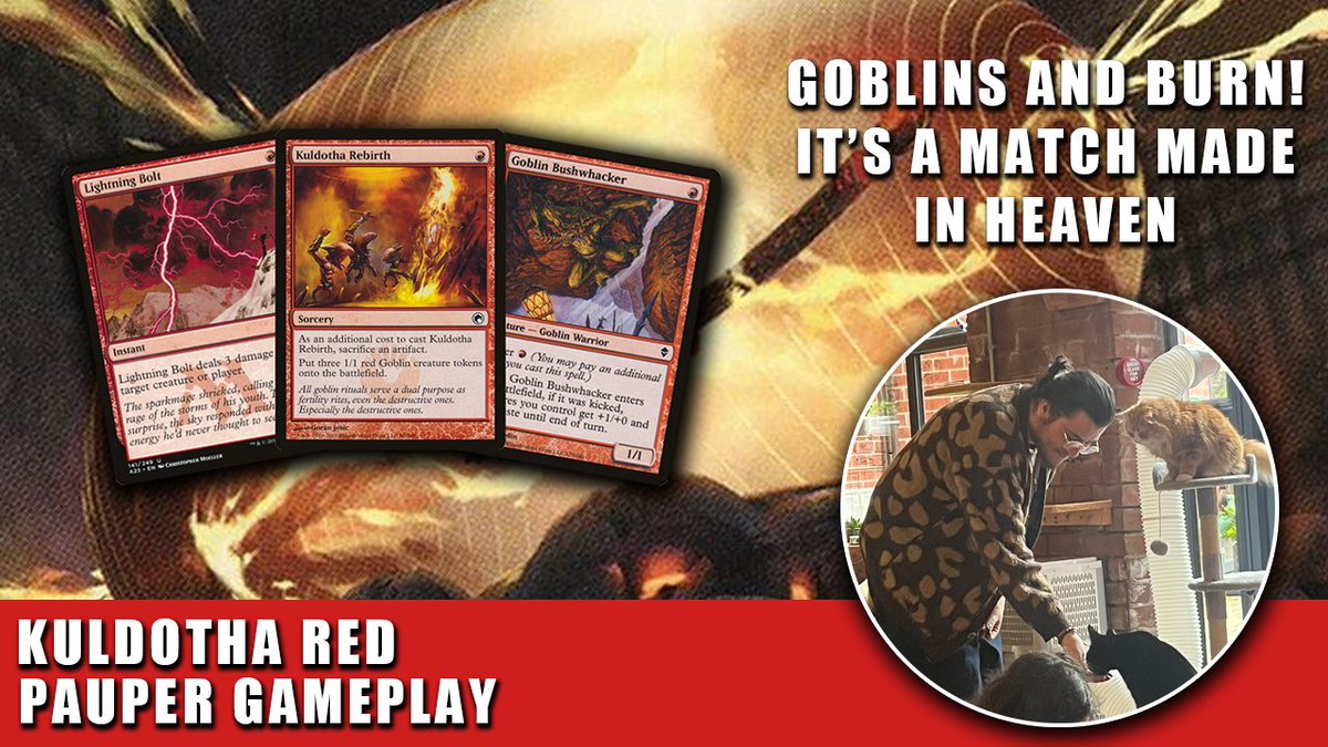 Ever wanted to watch a control player fumble and cry trying their damned best to understand how to play burn? Well now you can!

#mtgpauper

youtu.be/oMMADh2W4B0