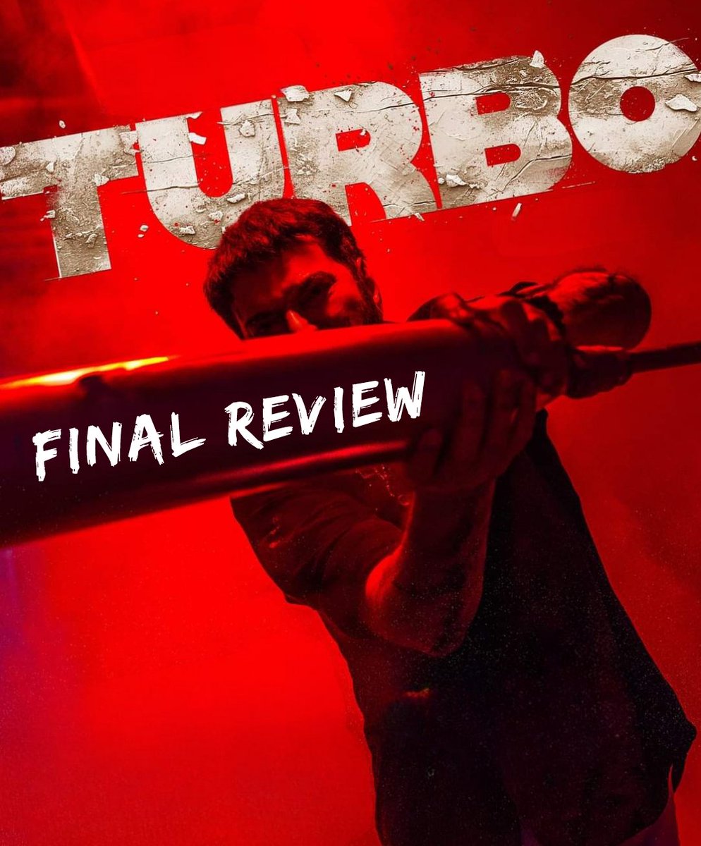 #Turbo Review

Terrific 🔥

#Mammotty shines yet again & is too good in action scenes 💥

Rest of the cast were good too ✌️

BGM 💥

Action Scenes were damn good 

Screenplay 🔥

Rating: ⭐⭐⭐💫/5

#TurboMovie #TurboReview #TurboMovieReview #Malayalam