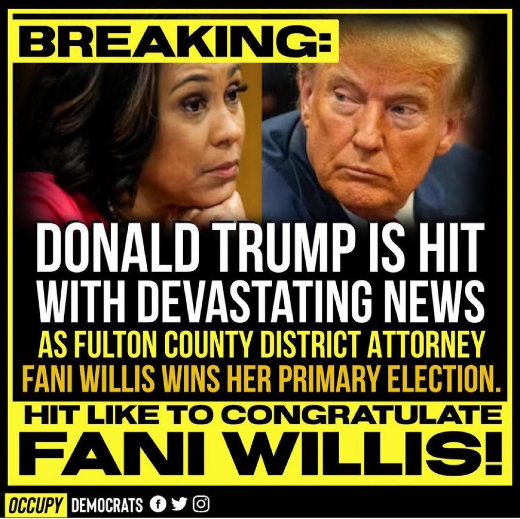 Drop a 💙 for DA Fani Willis! 🙏💙💙💙